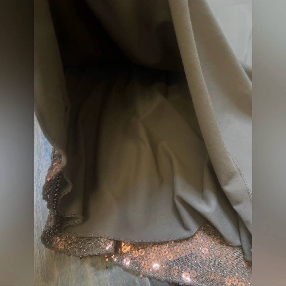 Modern Movement Sequin Tank Top Copper Brown - Picture 4 of 5